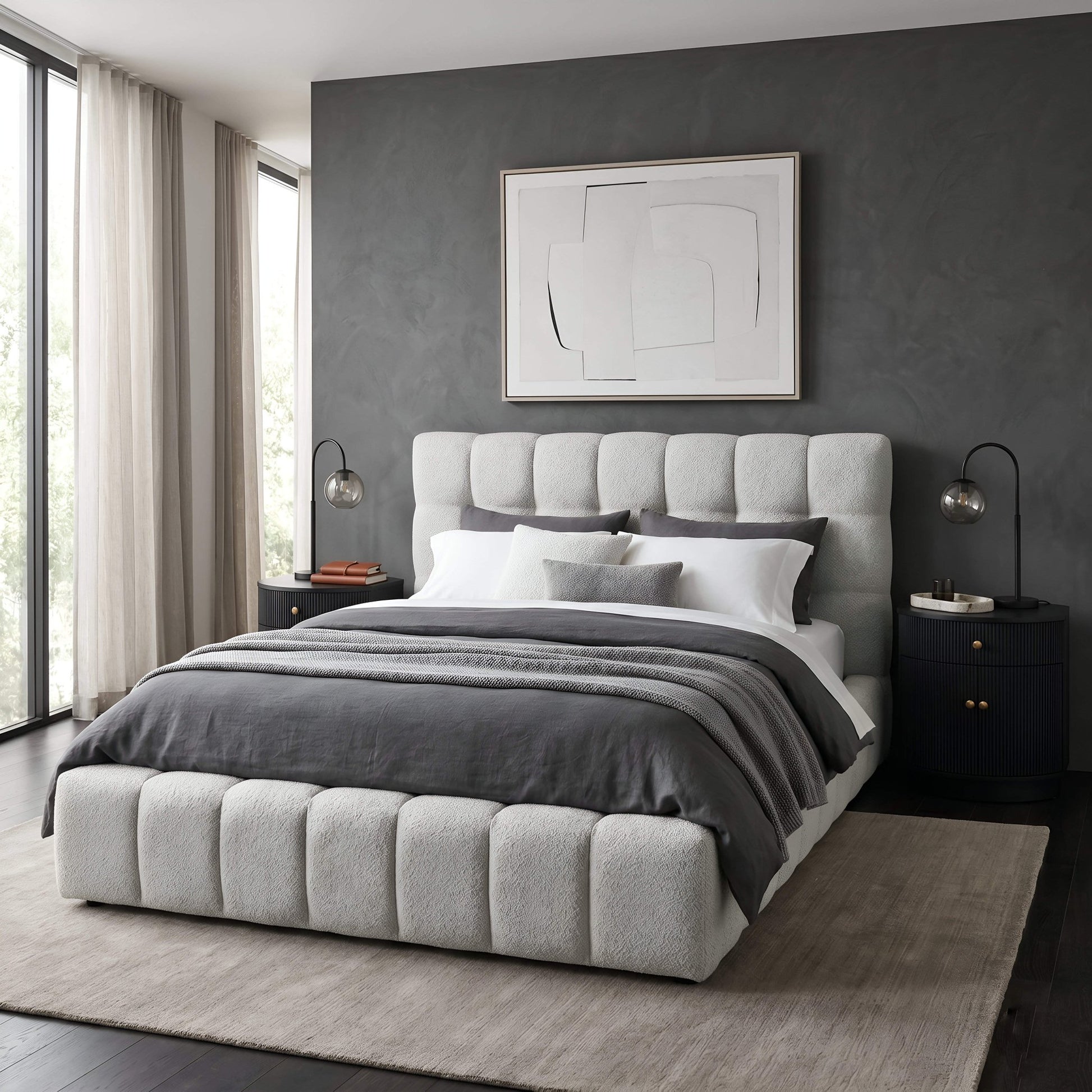 Nora Platform Bed - Alpine Furniture