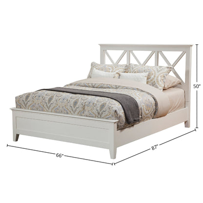 Potter Bed, White - Alpine Furniture
