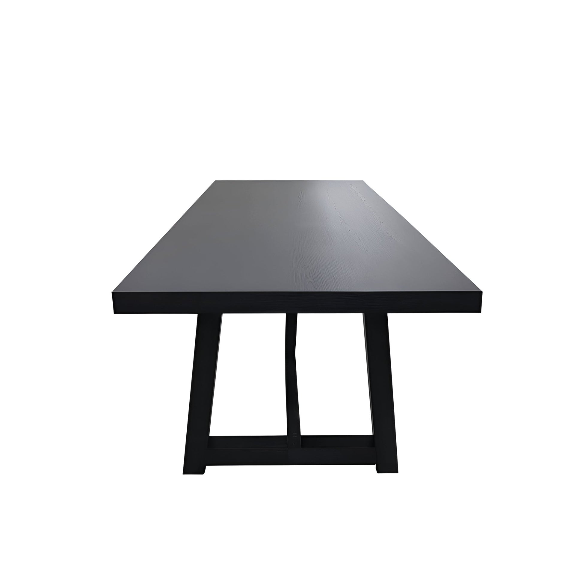 Raquel Rectangular Dining Table, Black - Alpine Furniture