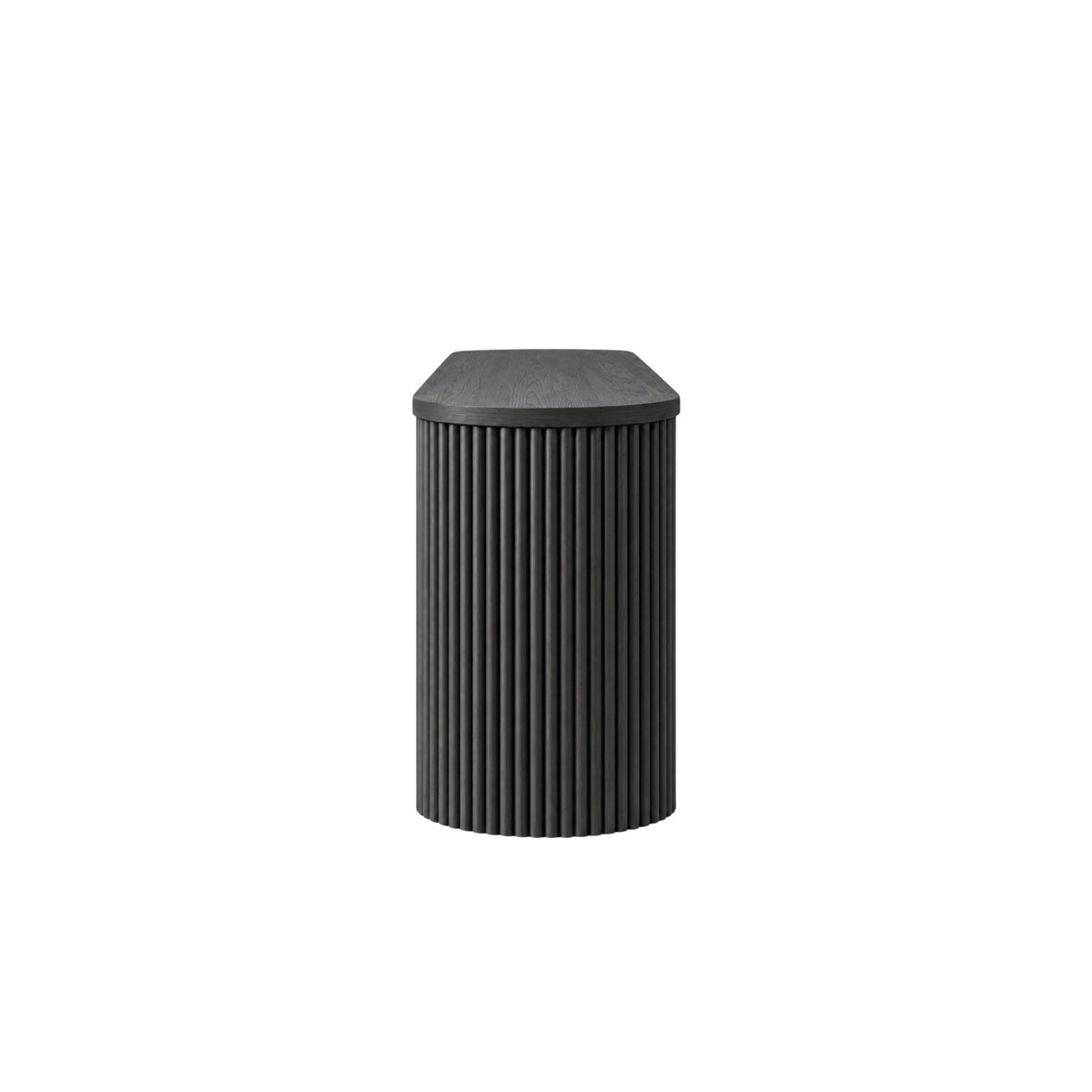 Reba Large Desk, Black - Alpine Furniture