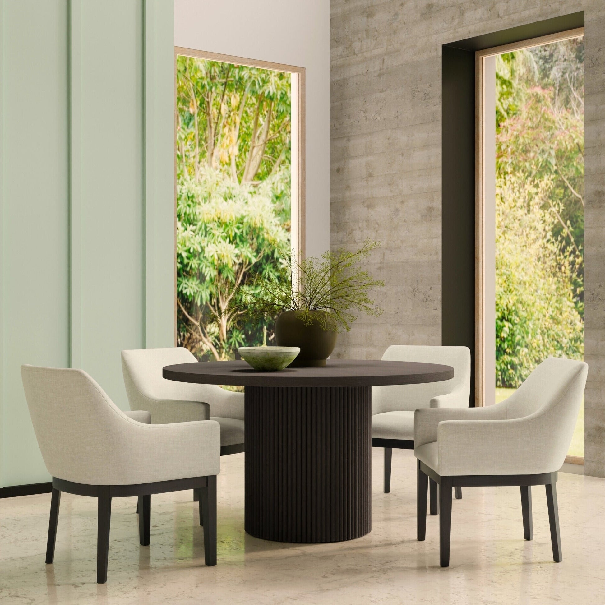 Reba Round Dining Table - Alpine Furniture