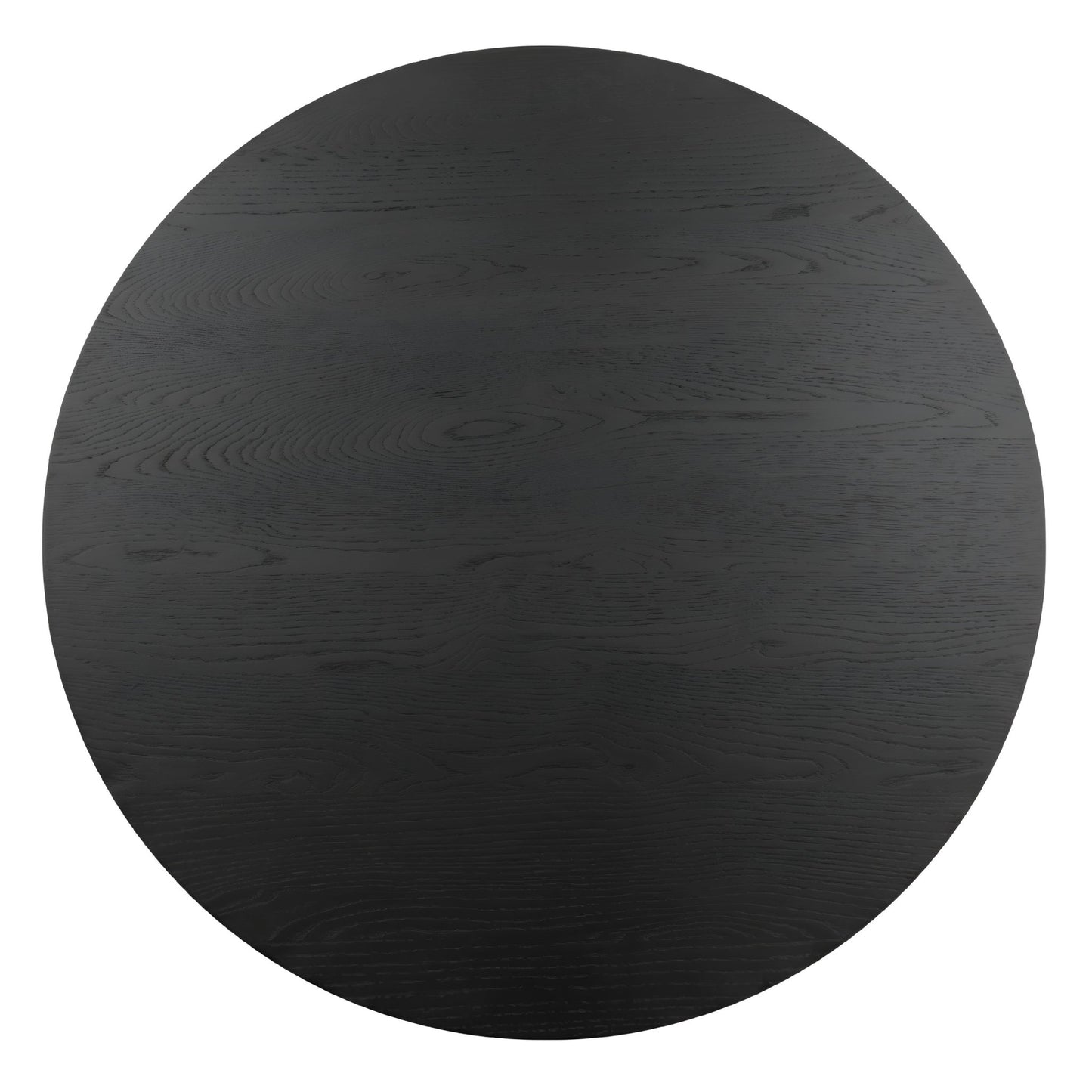 Reba Round Dining Table, Black & White Wash - Alpine Furniture