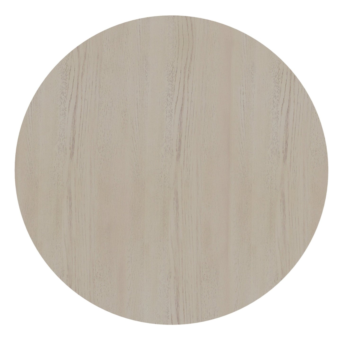 Reba Round Dining Table, Black & White Wash - Alpine Furniture