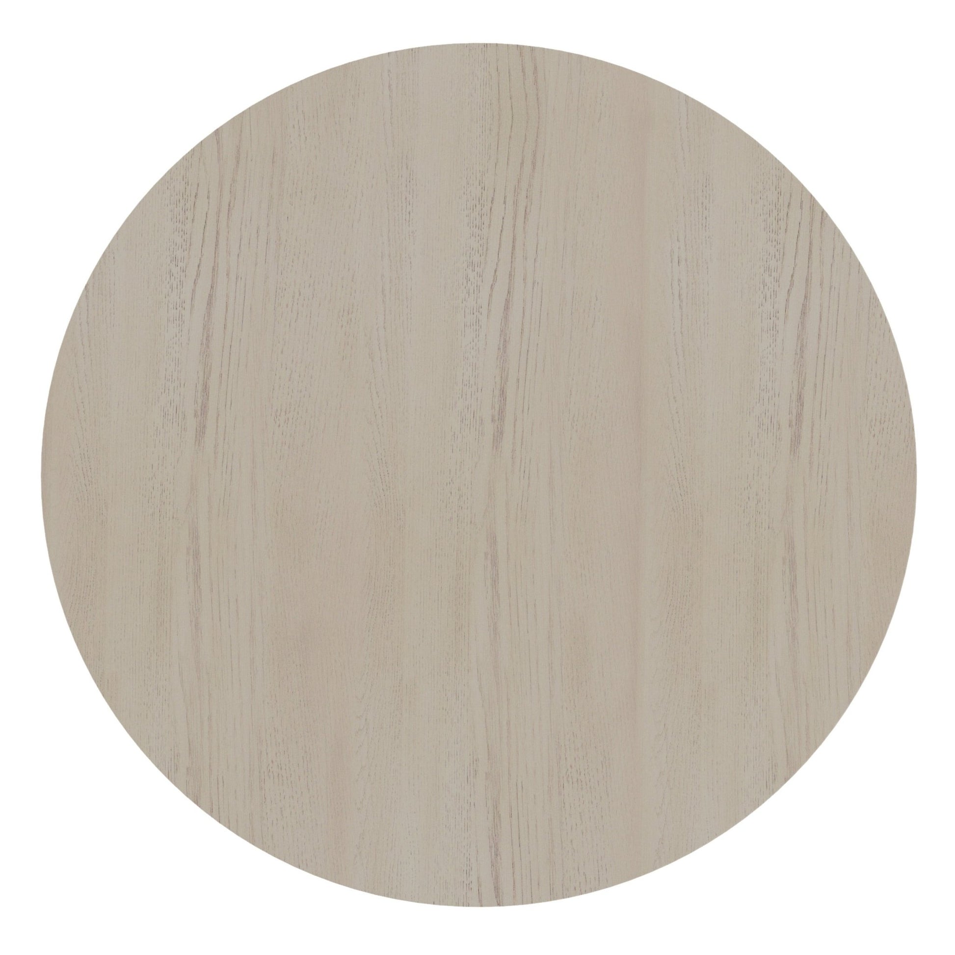 Reba Round Dining Table, Black & White Wash - Alpine Furniture