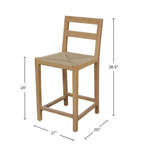 Sierra Loom Counter Stools (Set of 2) - Alpine Furniture