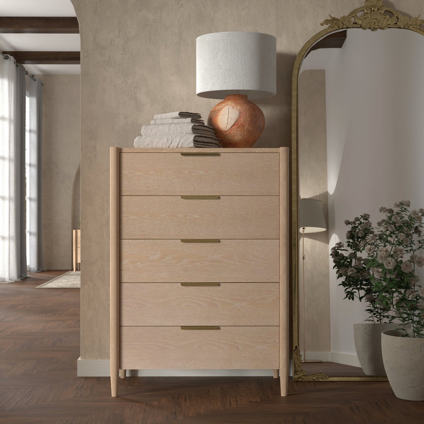 Sinclair Chest, Natural - Alpine Furniture