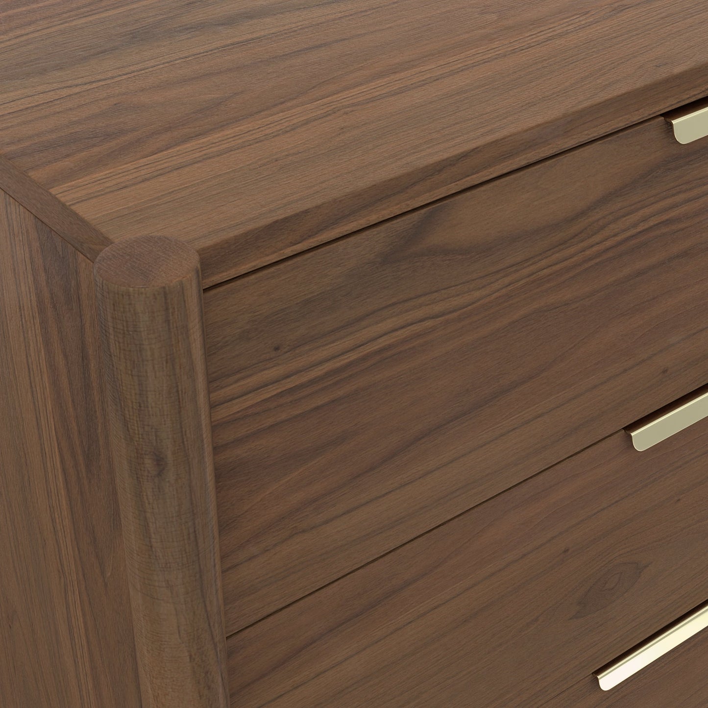 Sinclair Chest, Walnut - Alpine Furniture