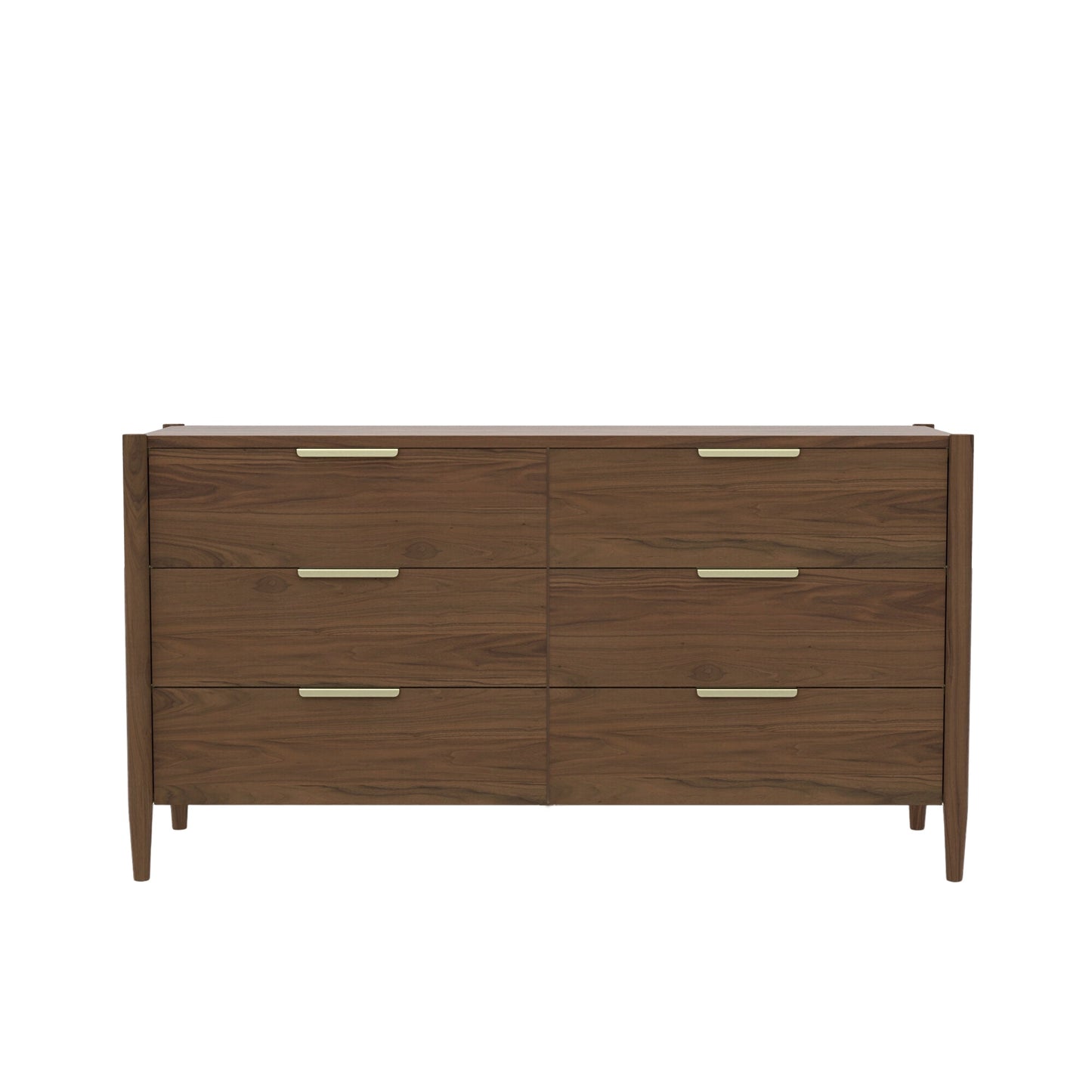 Sinclair Dresser, Walnut - Alpine Furniture