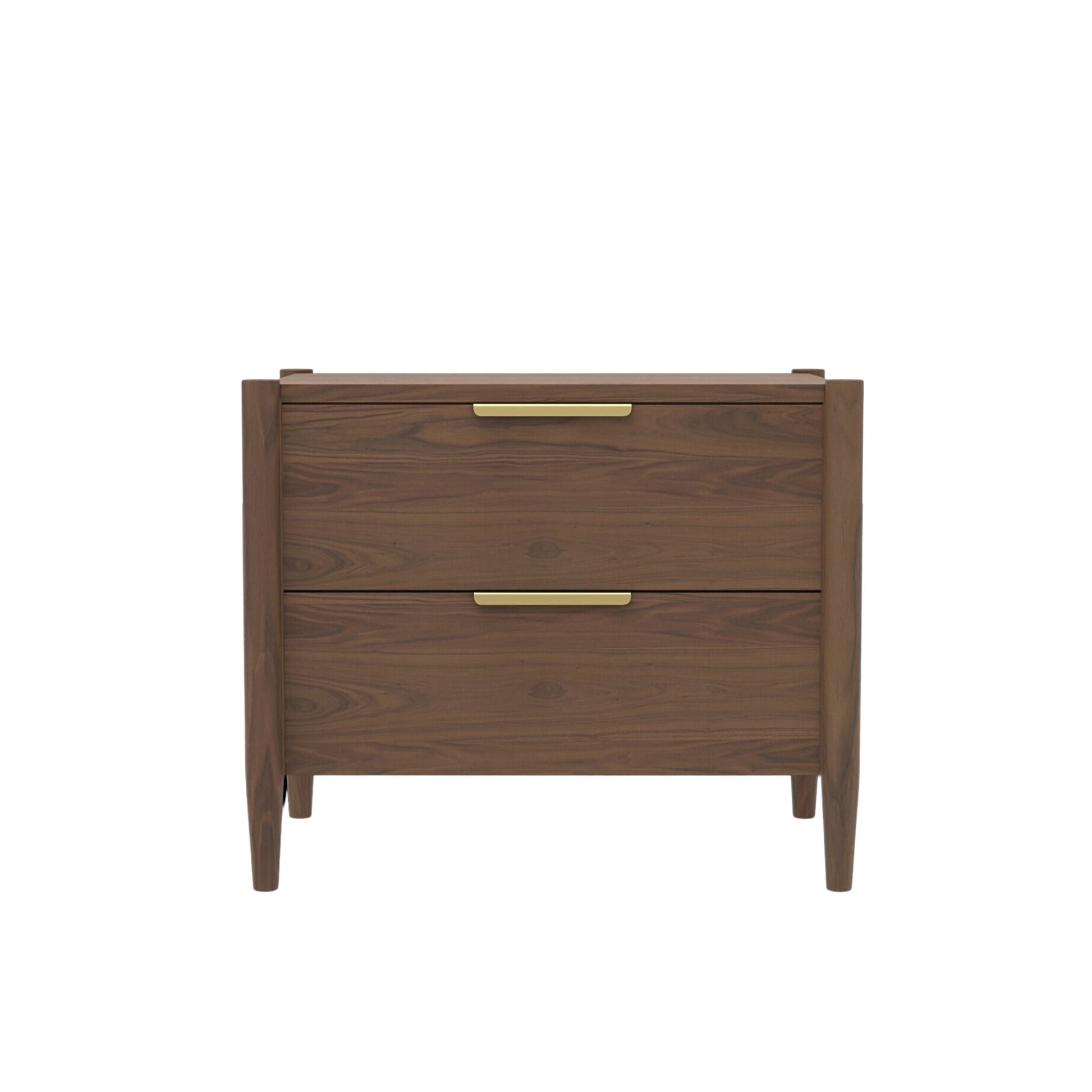 Sinclair Nightstand, Walnut - Alpine Furniture