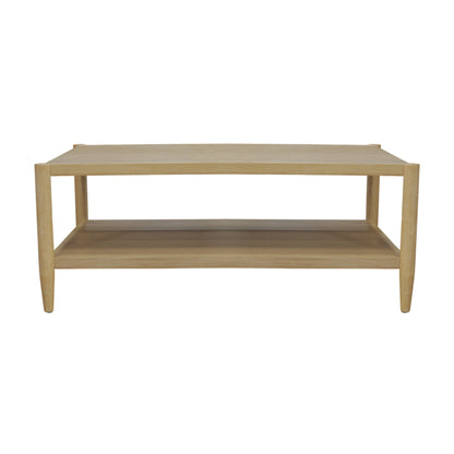 Sinclair Rectangular Coffee Table, Natural - Alpine Furniture