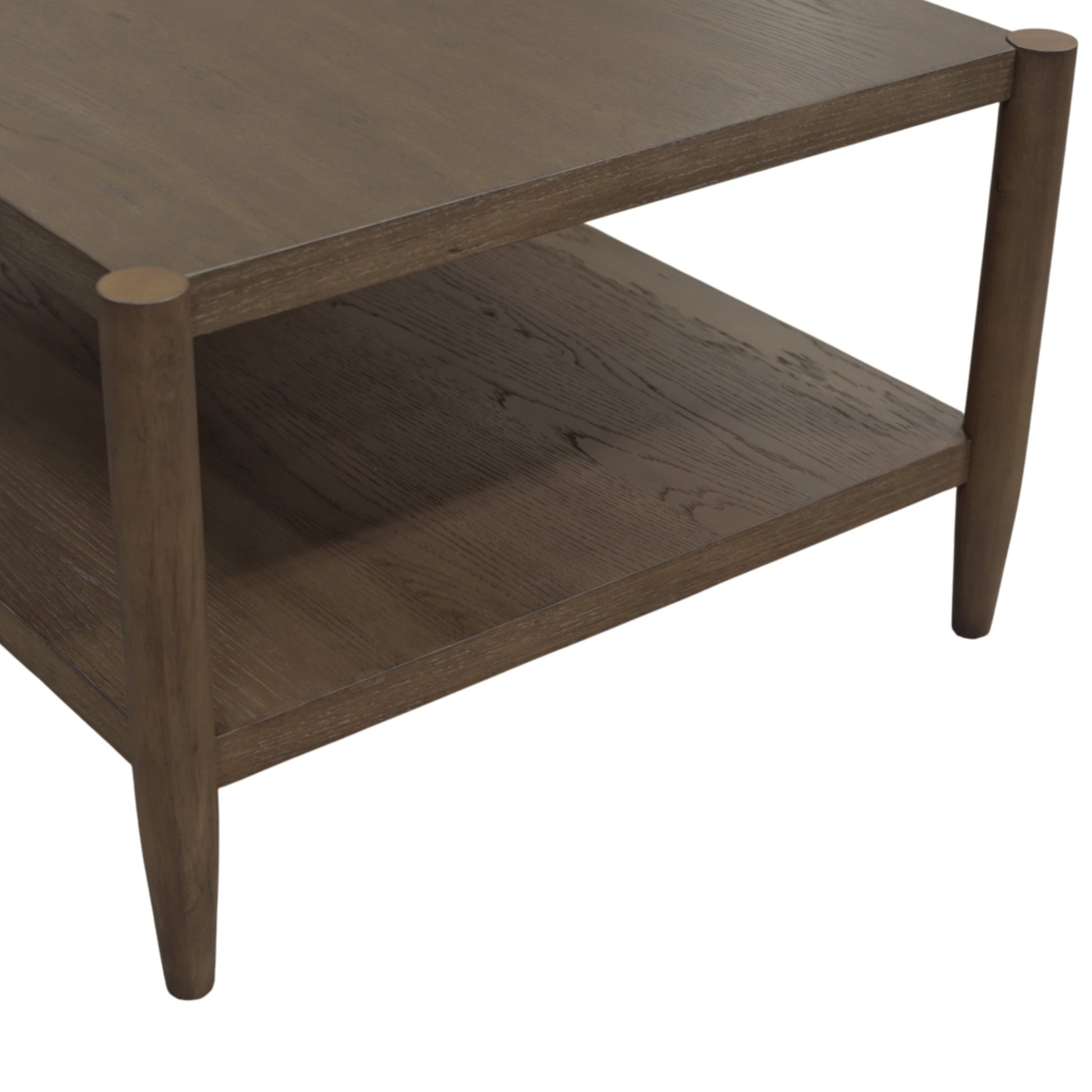 Sinclair Rectangular Coffee Table, Walnut - Alpine Furniture