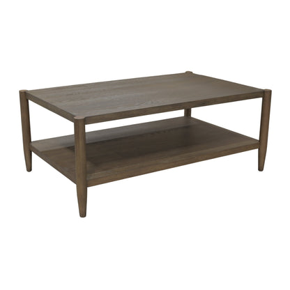 Sinclair Rectangular Coffee Table, Walnut - Alpine Furniture