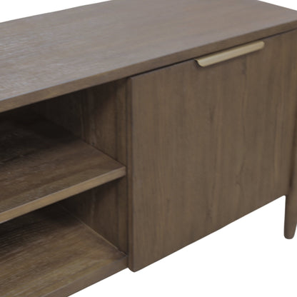 Sinclair TV Console, Walnut - Alpine Furniture
