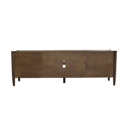 Sinclair TV Console, Walnut - Alpine Furniture