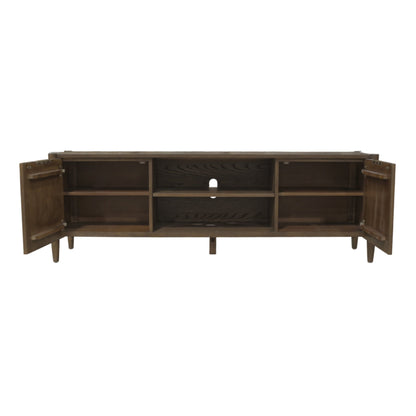 Sinclair TV Console, Walnut - Alpine Furniture