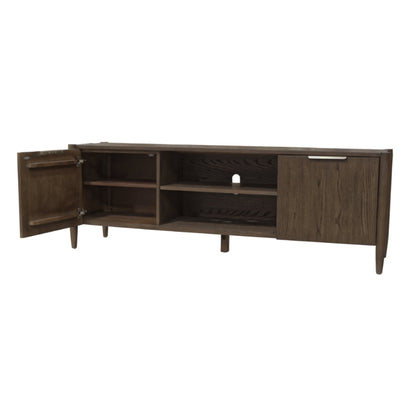 Sinclair TV Console, Walnut - Alpine Furniture