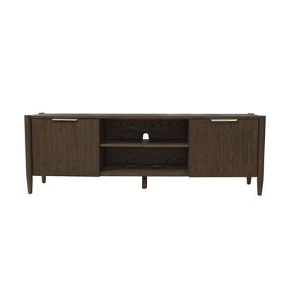 Sinclair TV Console, Walnut - Alpine Furniture