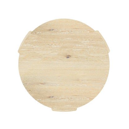 Sloane 42" Round Coffee Table, Driftwood - Alpine Furniture