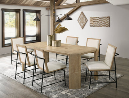 Sloane Extension Dining Table, Driftwood - Alpine Furniture