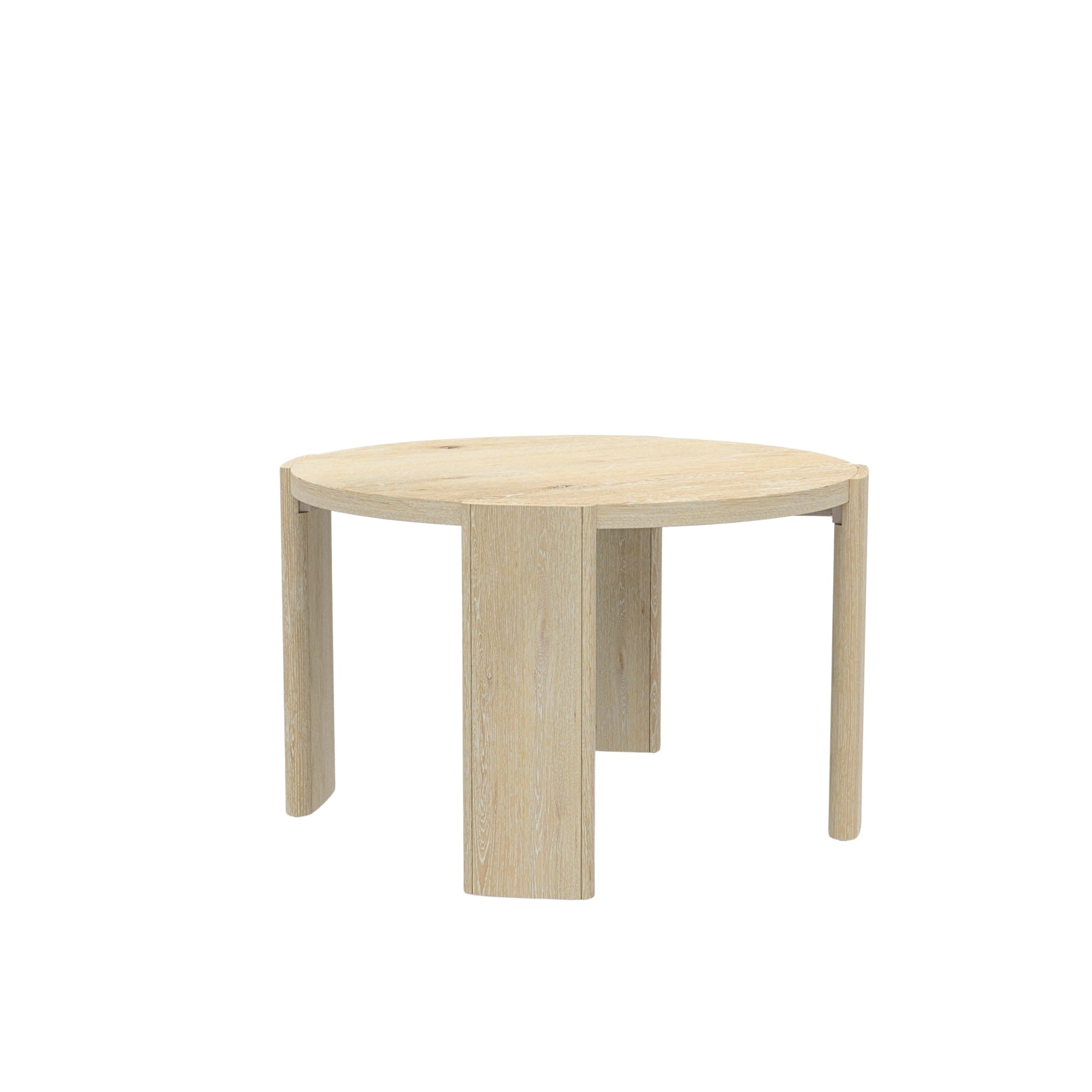 Sloane Round Dining Table, Driftwood - Alpine Furniture