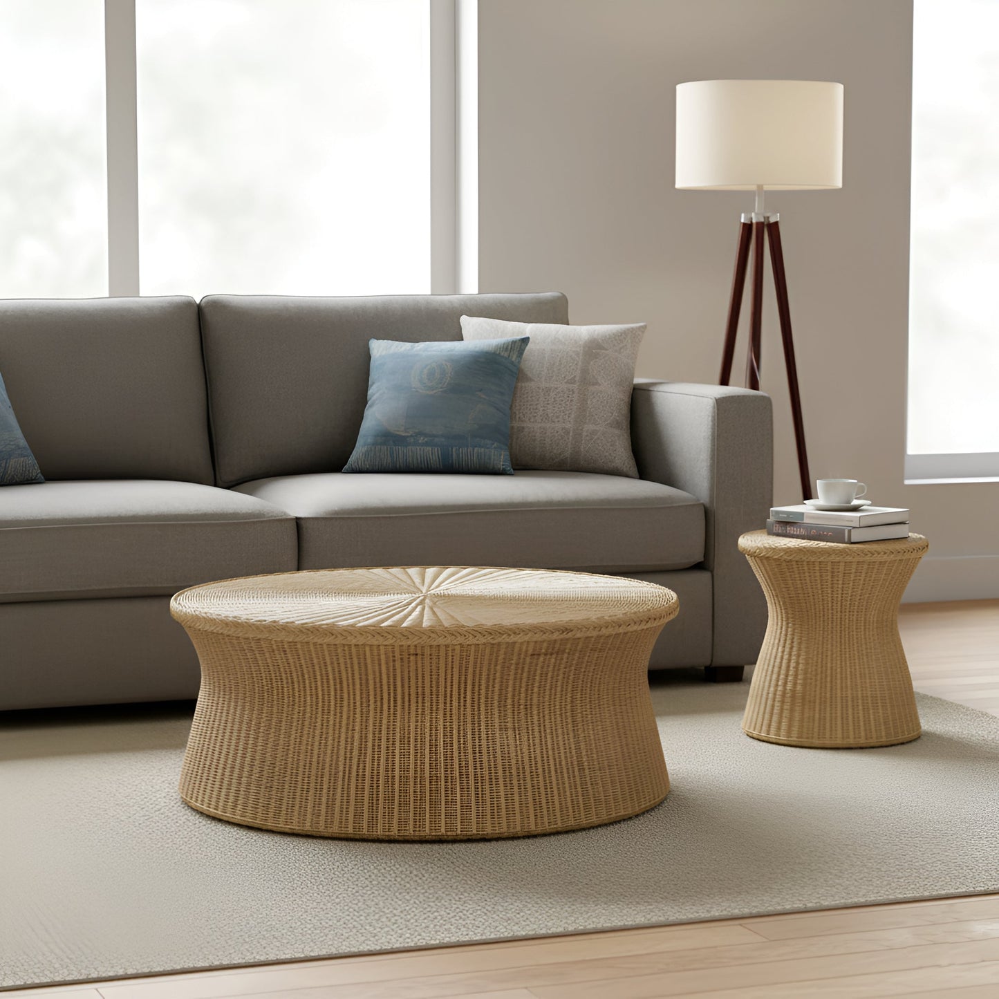 Solaris Braided Coffee Table - Alpine Furniture