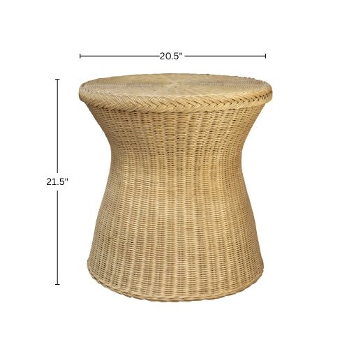 Solaris Braided End Table - Alpine Furniture