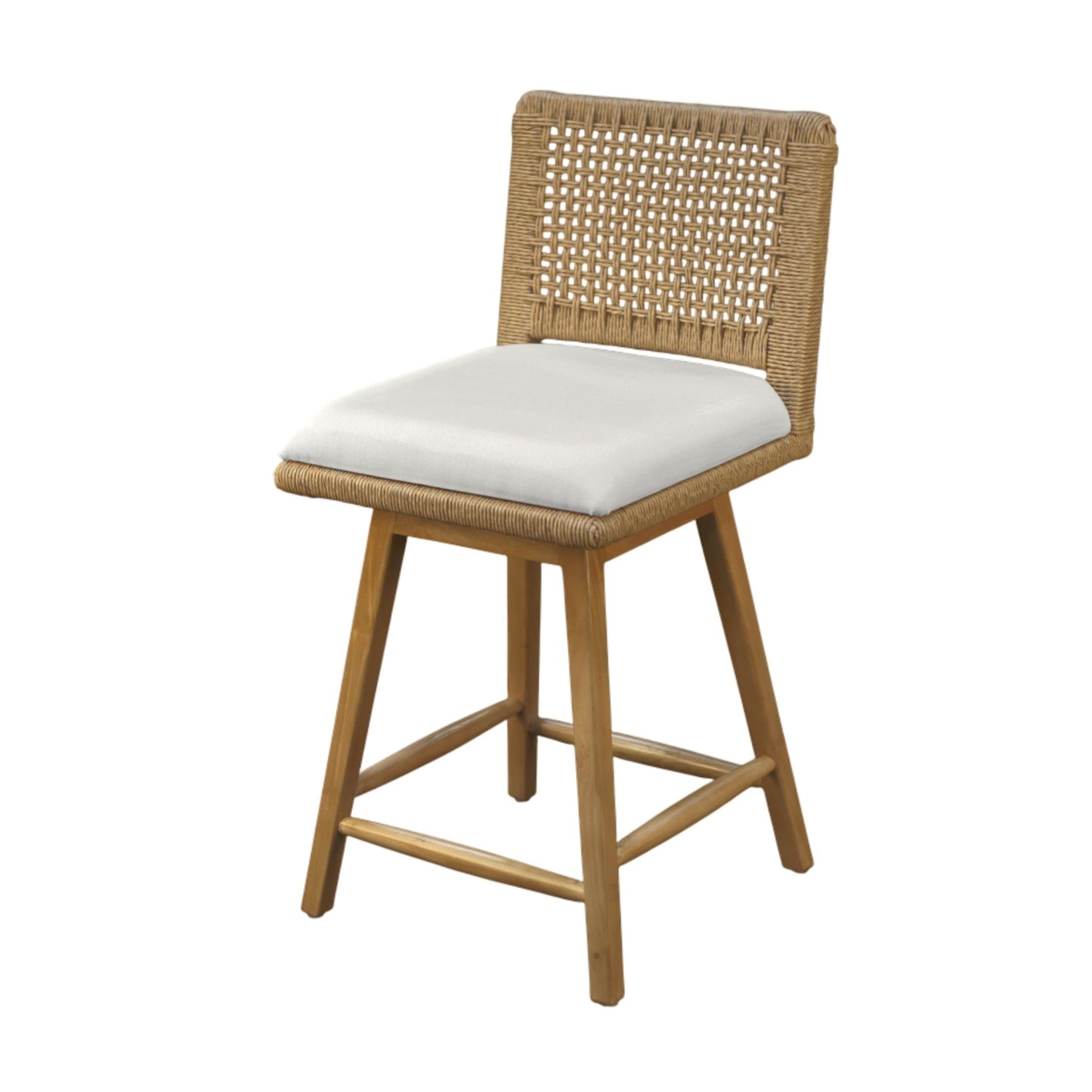 Solterra Swivel counter Stools (Set of 2) - Alpine Furniture