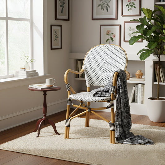 Sonora Dining Chair White (Set of 2) - Alpine Furniture