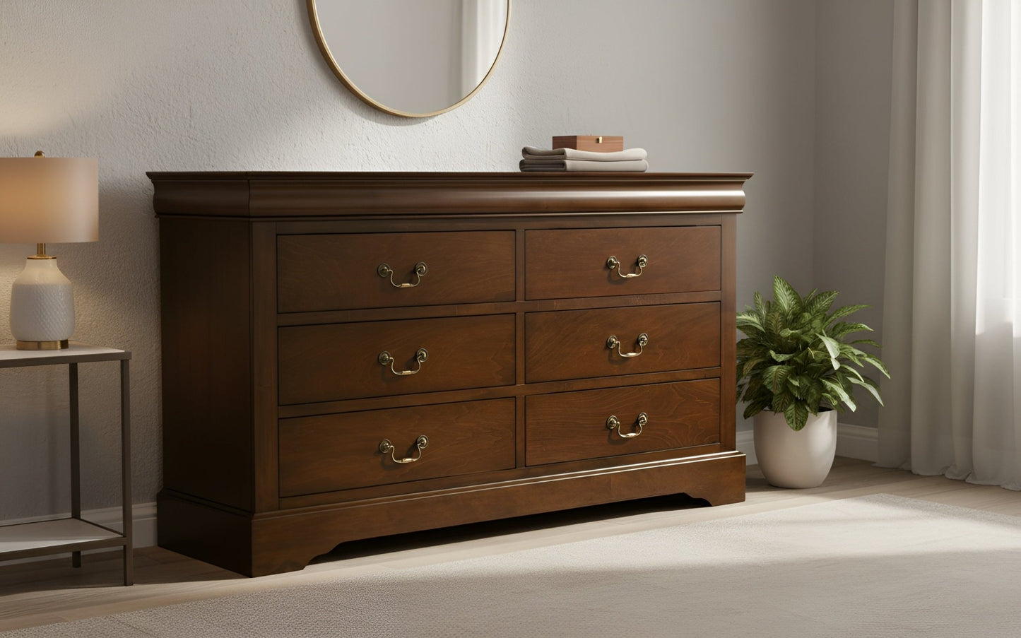West Haven Dresser, Cappuccino - Alpine Furniture