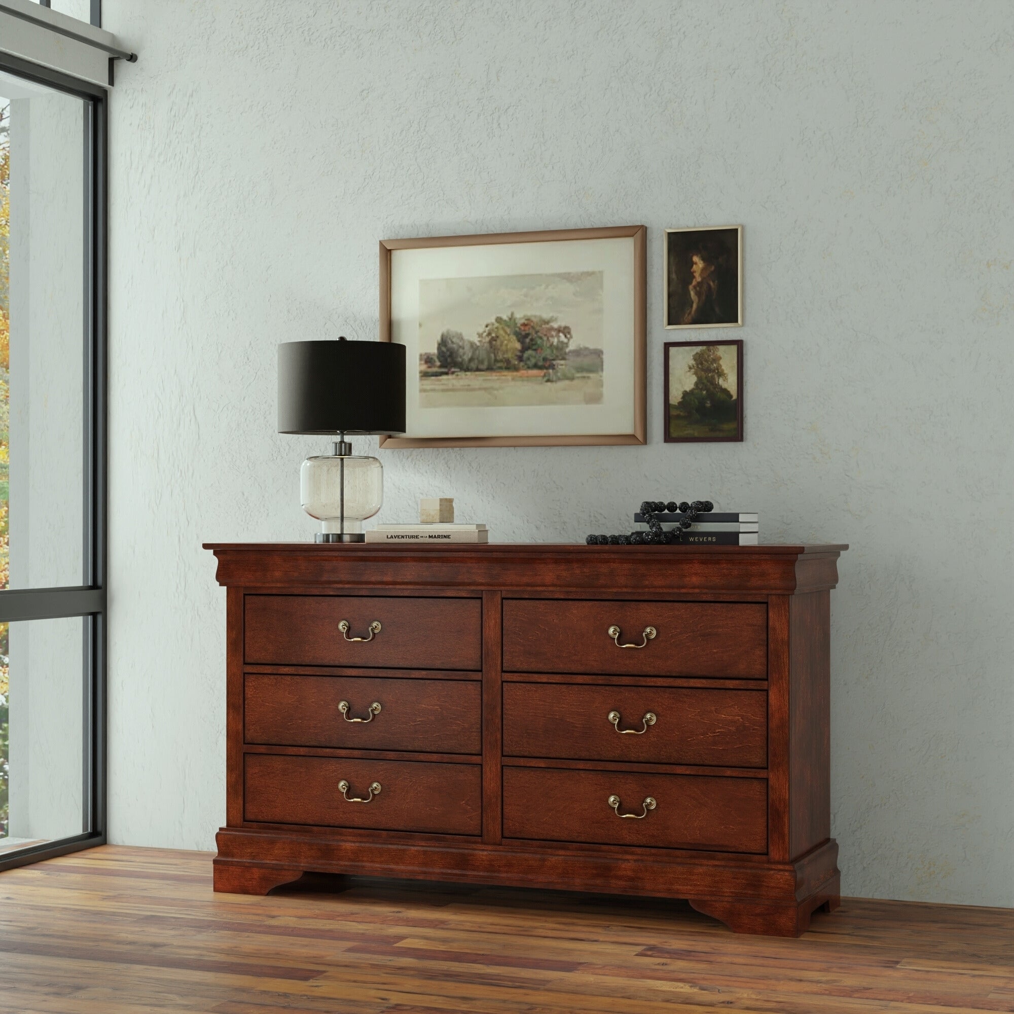 Alpine Furniture West Haven offers 2 Drawer Nightstand in Cappuccino