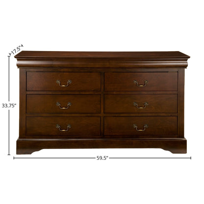 West Haven Dresser, Cappuccino - Alpine Furniture