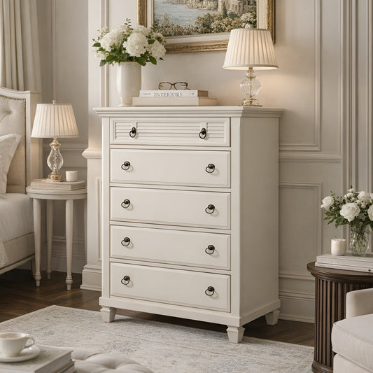 Winchester Chest, White - Alpine Furniture