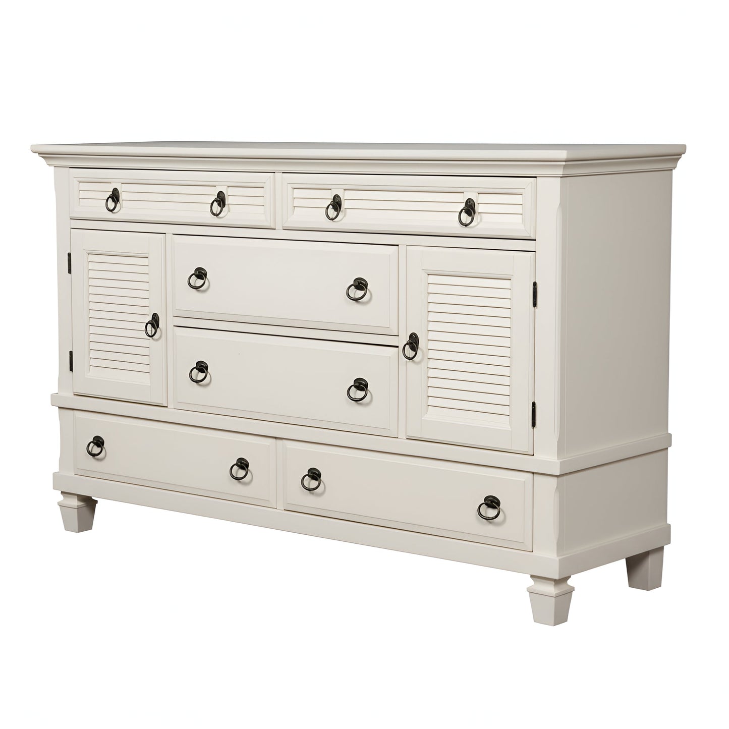 Winchester Dresser, White - Alpine Furniture