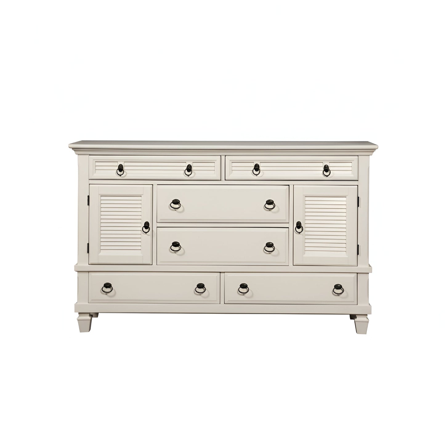 Winchester Dresser, White - Alpine Furniture