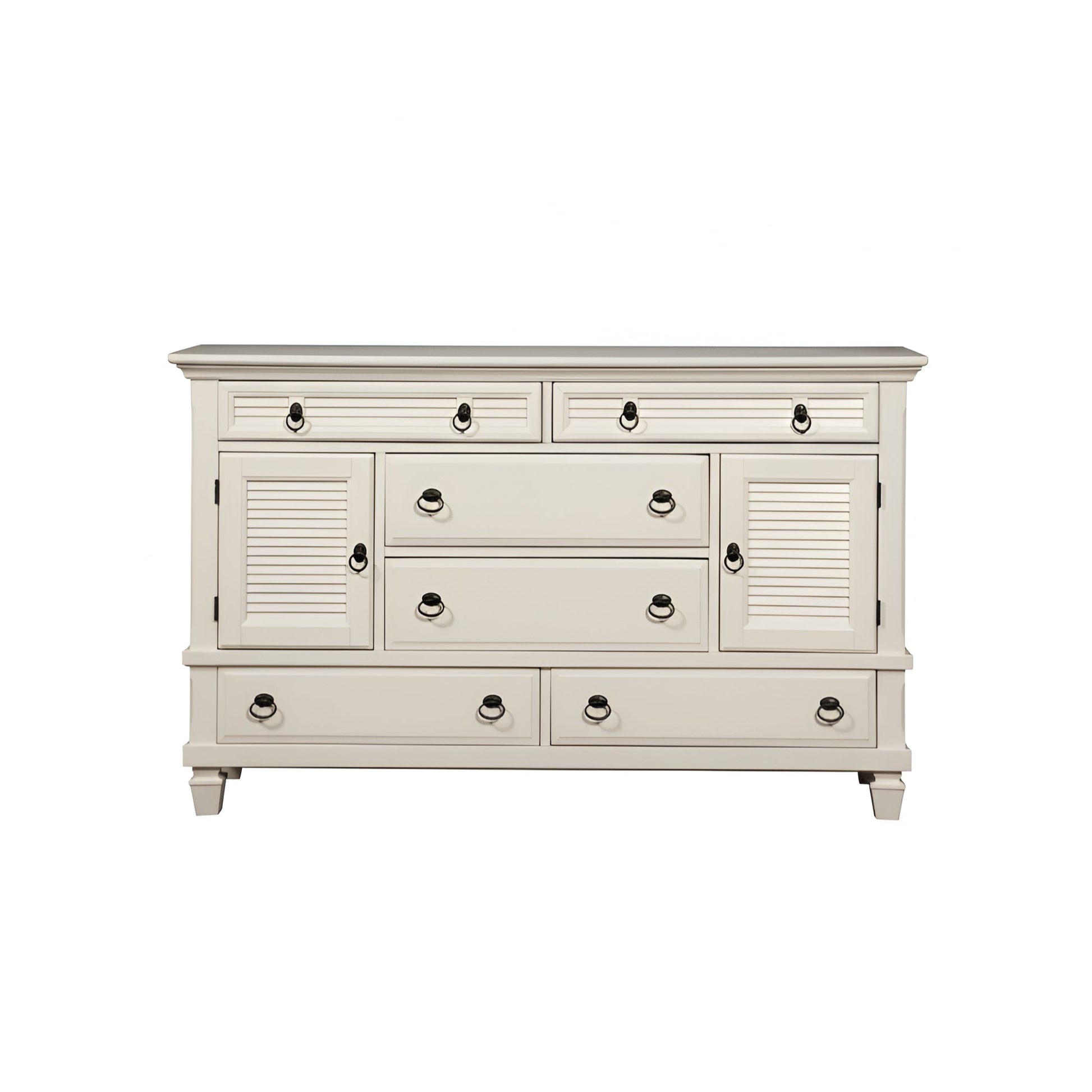 Winchester Dresser, White - Alpine Furniture