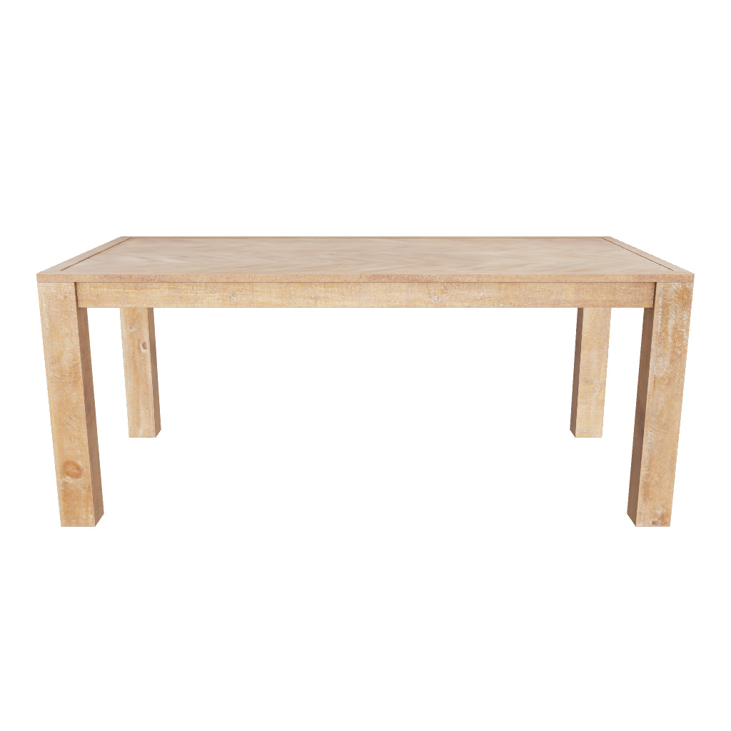 Aiden Dining Table, Natural Weathered – Alpine Furniture