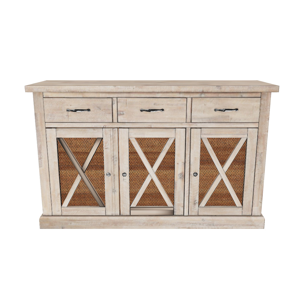 キュピキュピ　CABAROTICA パンフ等 Newberry Sideboard in Weathered Natural | Alpine – Alpine Furniture