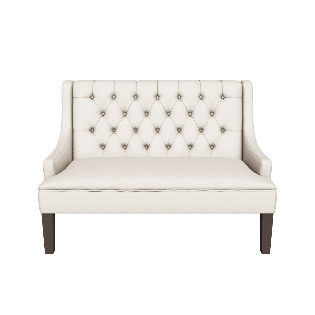 High back accent online bench