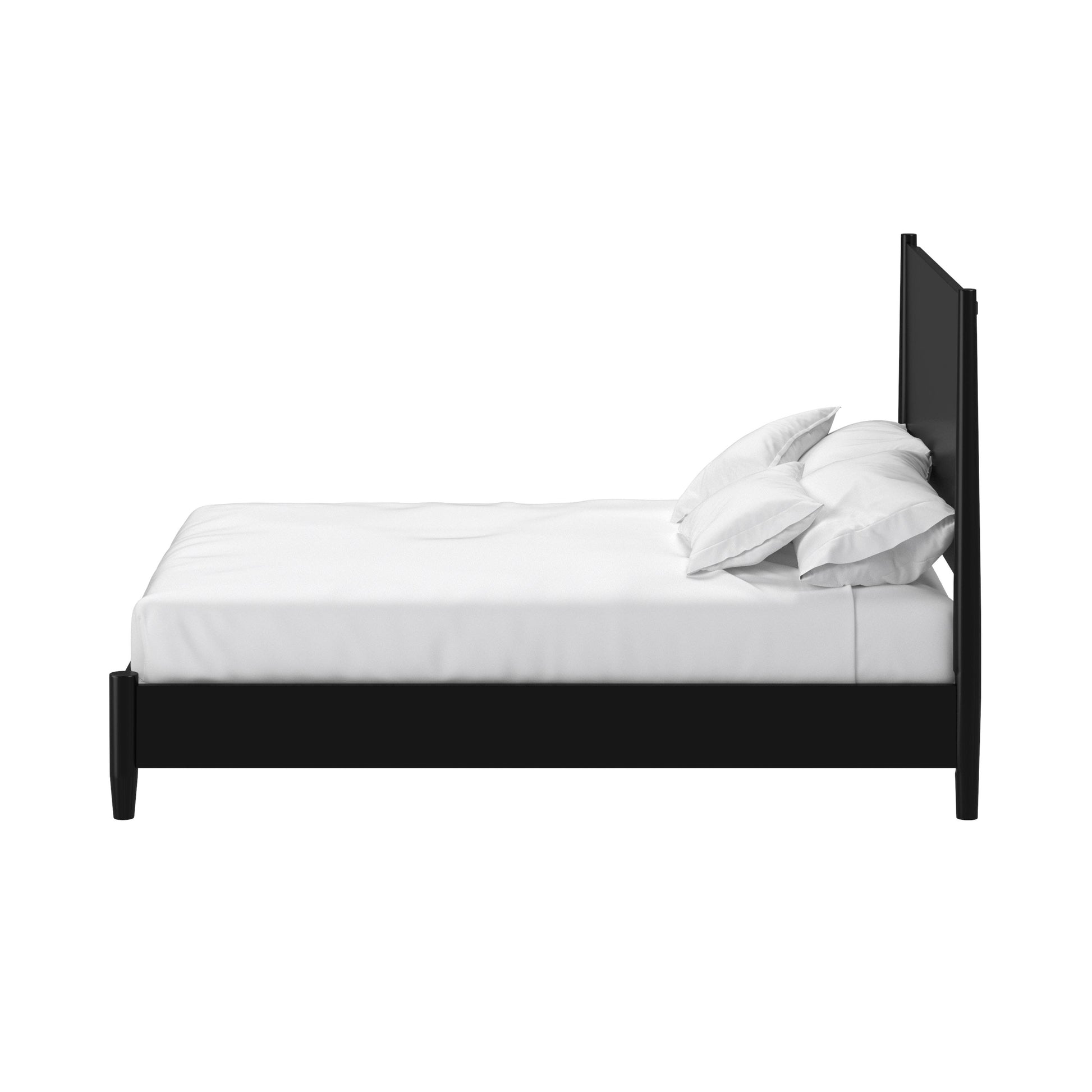 Flynn Platform Bed, Black - Alpine Furniture