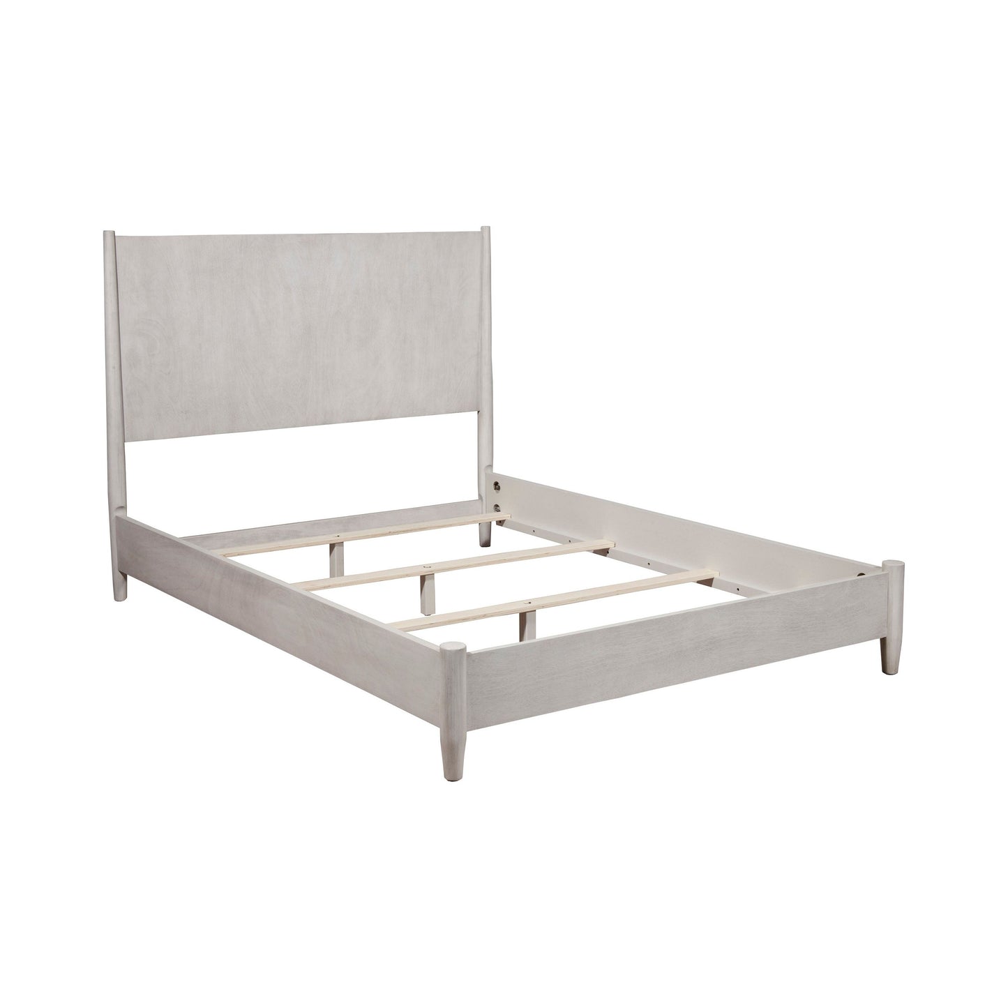 Flynn Panel Bed, Gray - Alpine Furniture