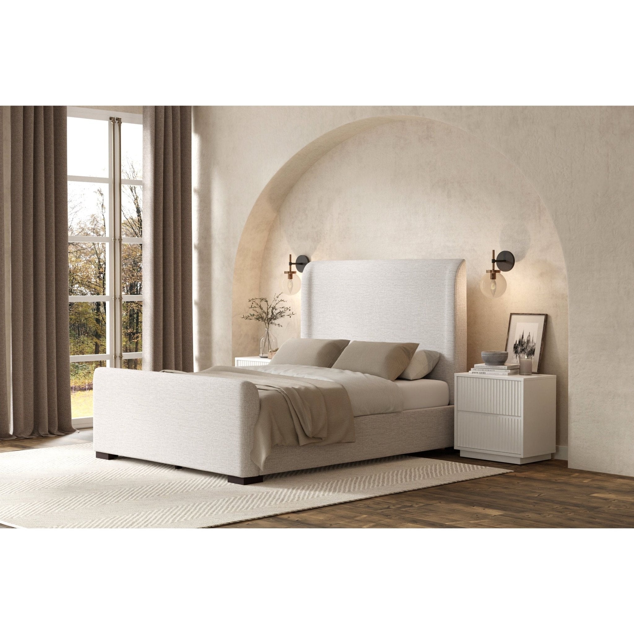 Adele Platform Bed – Alpine Furniture