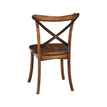 Arendal Side Chairs, Burnished Dark Oak - Alpine Furniture