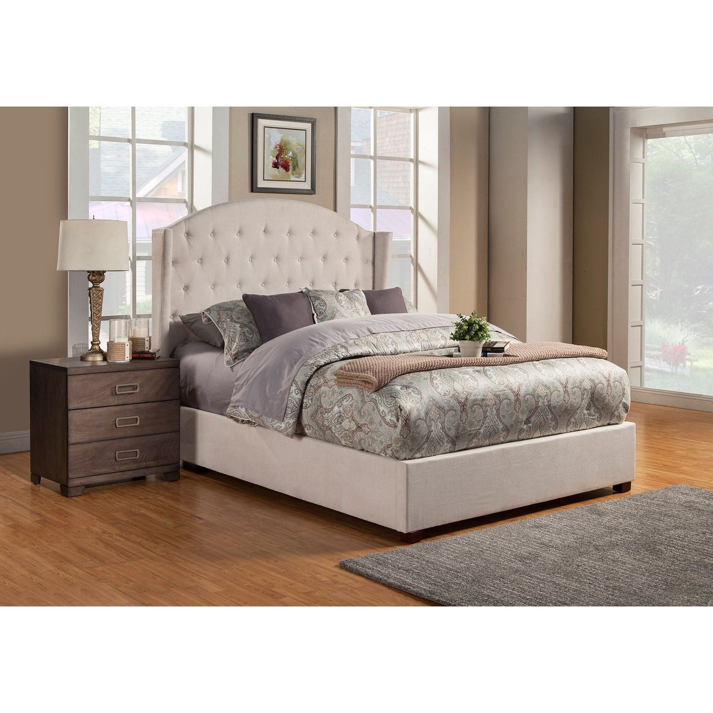 Ava Bed, Diver/Soap - Alpine Furniture