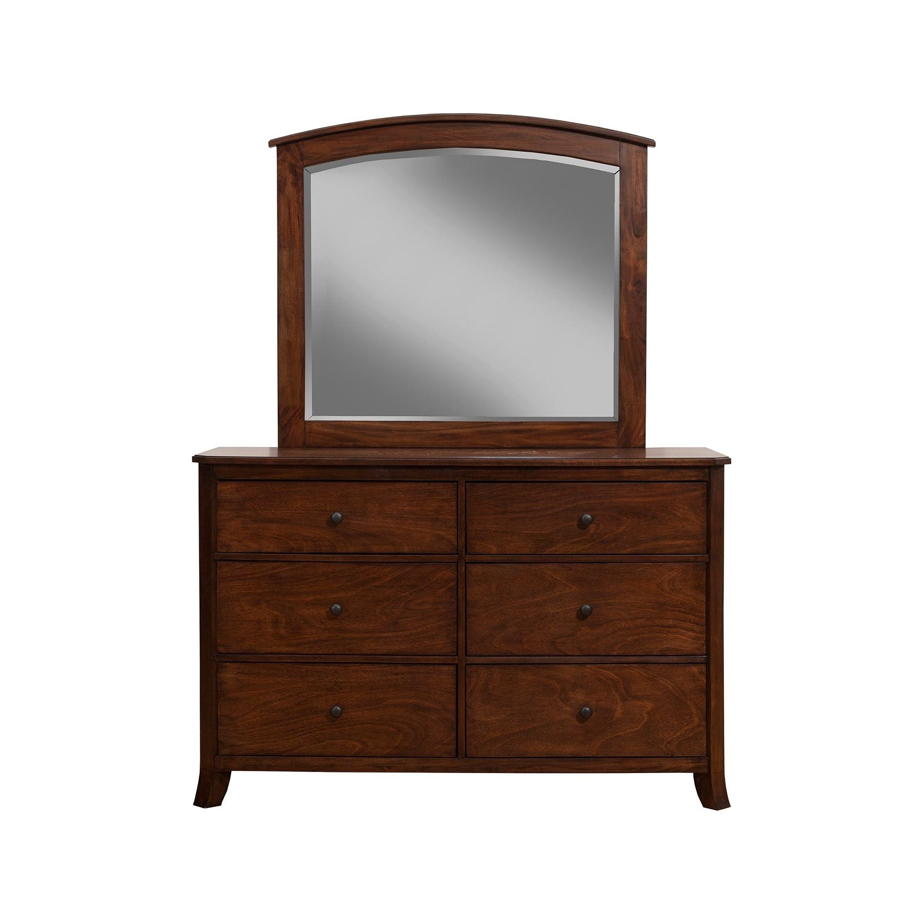 Baker Mirror, Mahogany - Alpine Furniture
