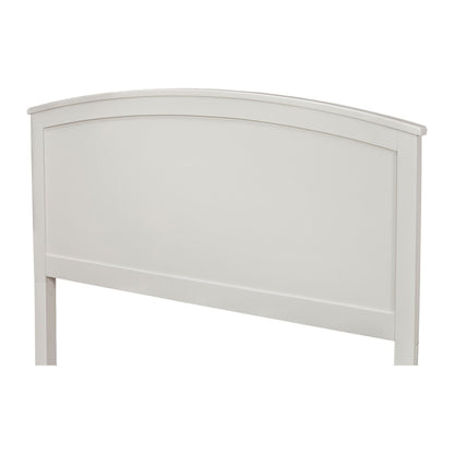 Baker Panel Bed, White - Alpine Furniture