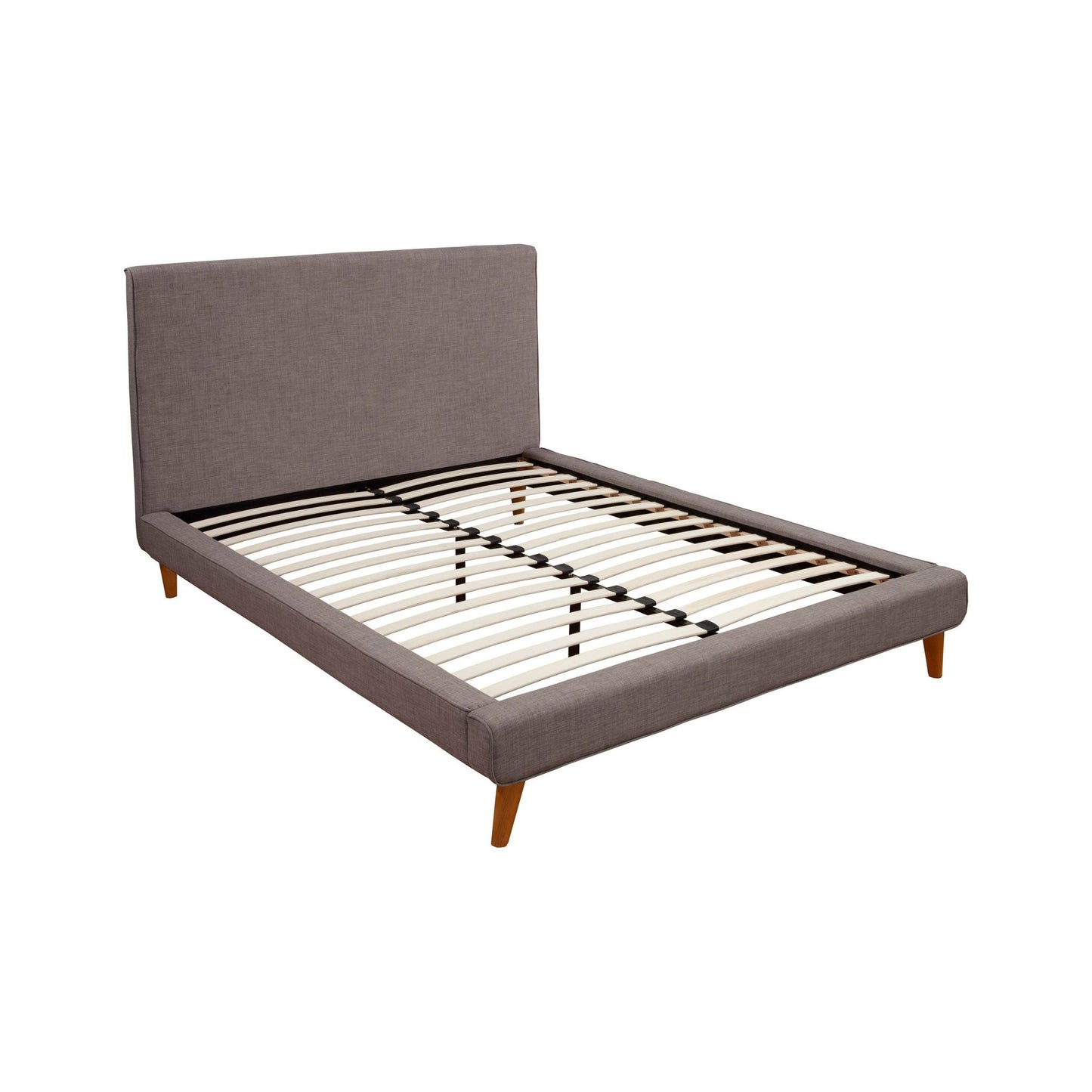 Britney Bed, Dark Grey - Alpine Furniture