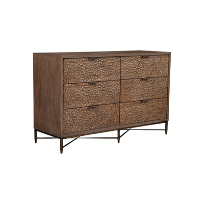 Brown Pearl Dresser, Brown Bronze - Alpine Furniture