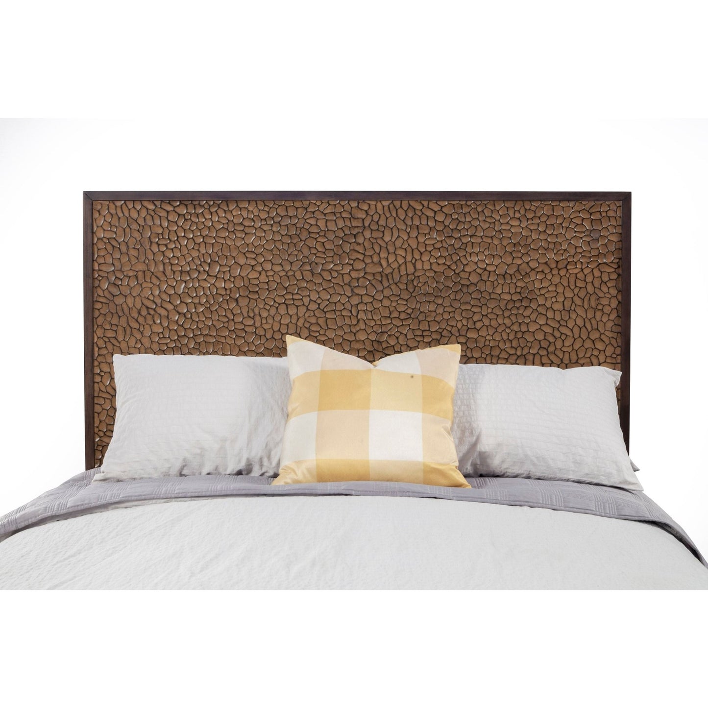 Brown Pearl Headboard, Brown Bronze - Alpine Furniture