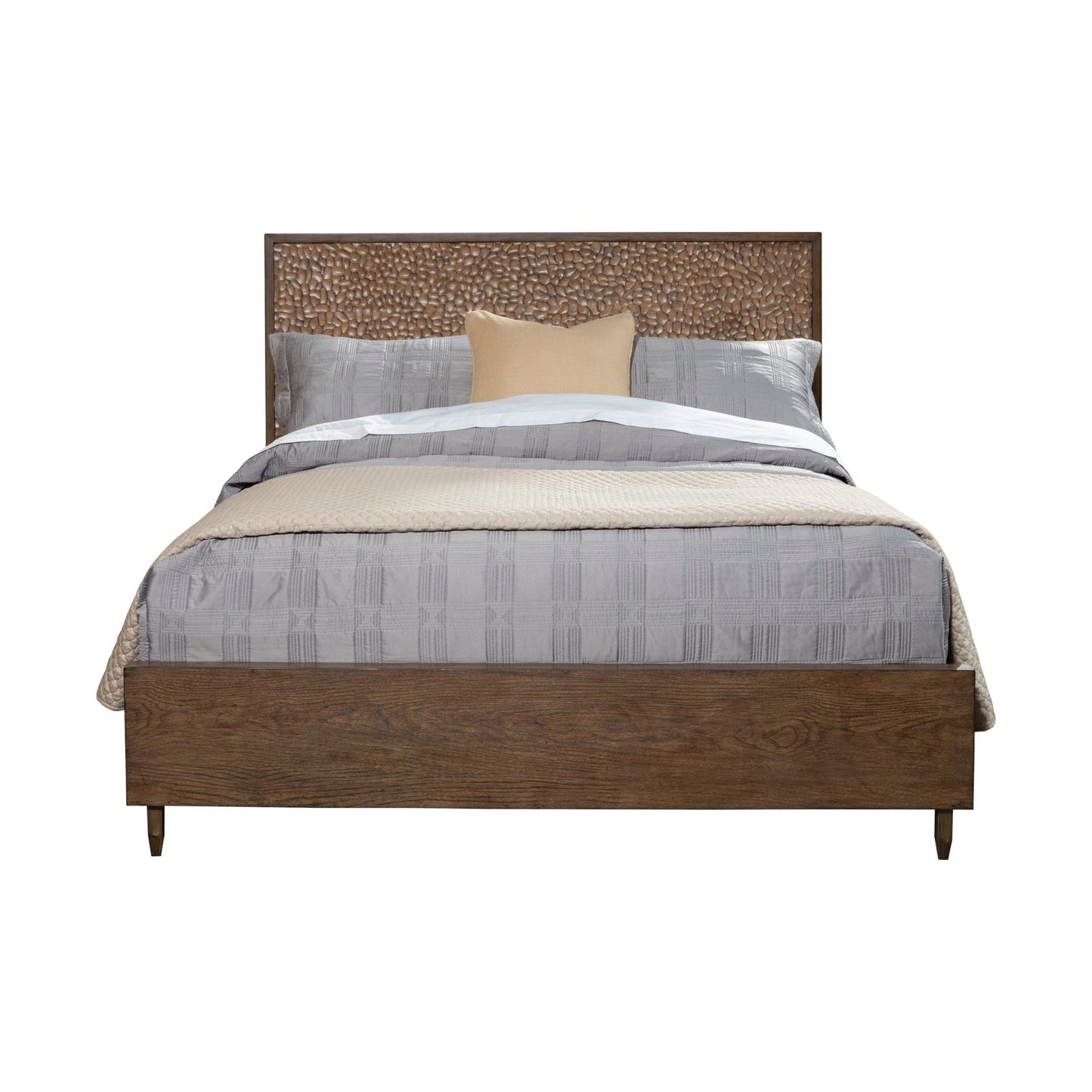 Brown Pearl Headboard, Brown Bronze - Alpine Furniture