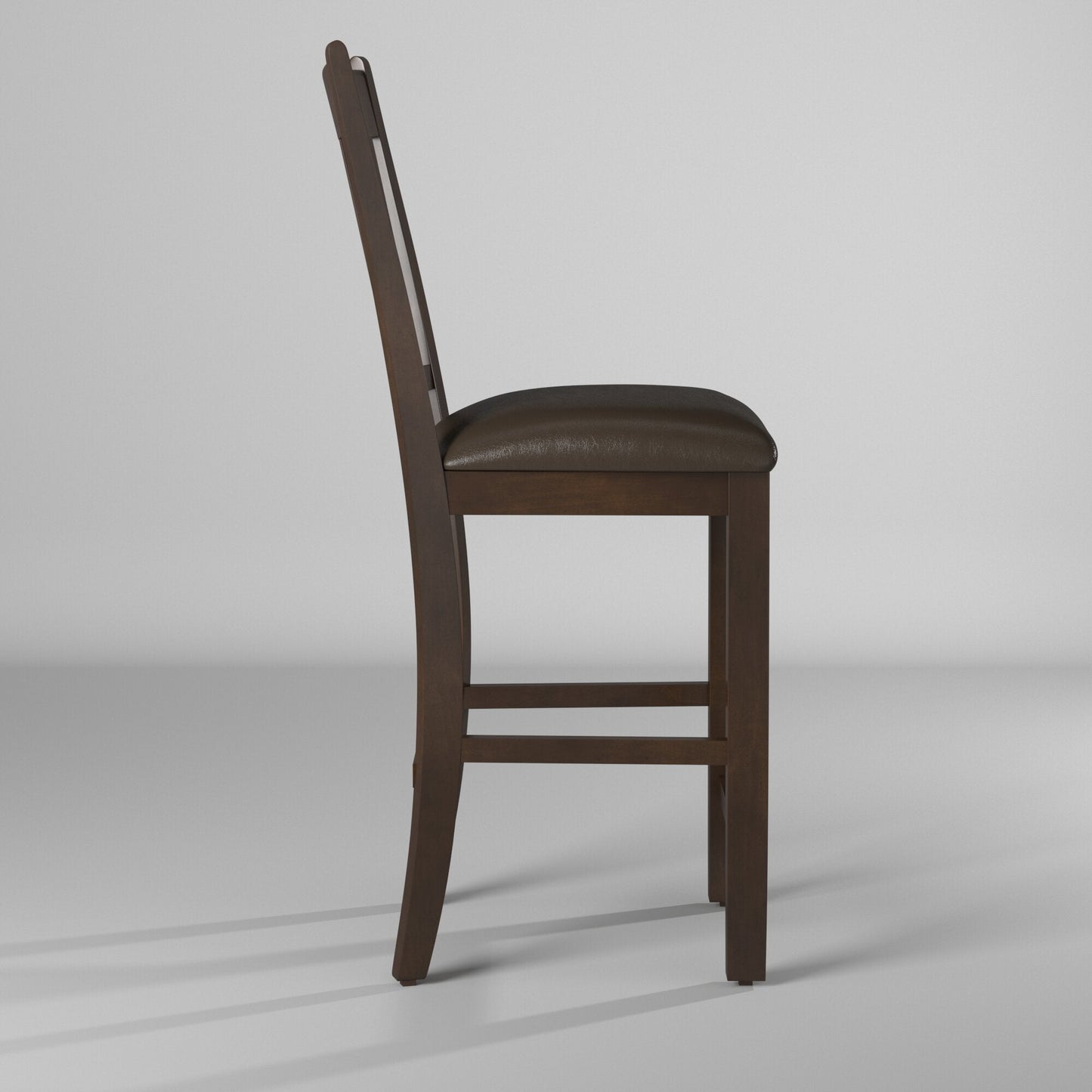 Capitola Pub Chairs, Espresso - Alpine Furniture